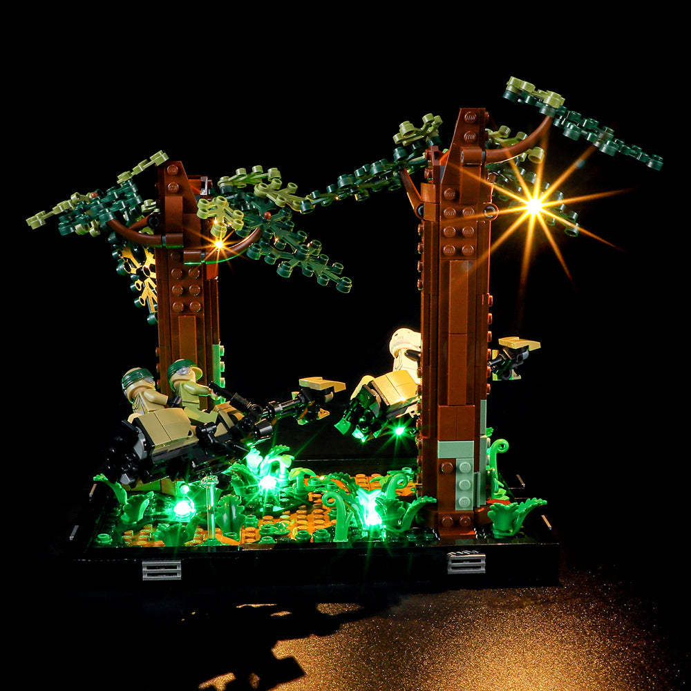 Briksmax Light Kit For Endor™ Speeder Chase Diorama 75353