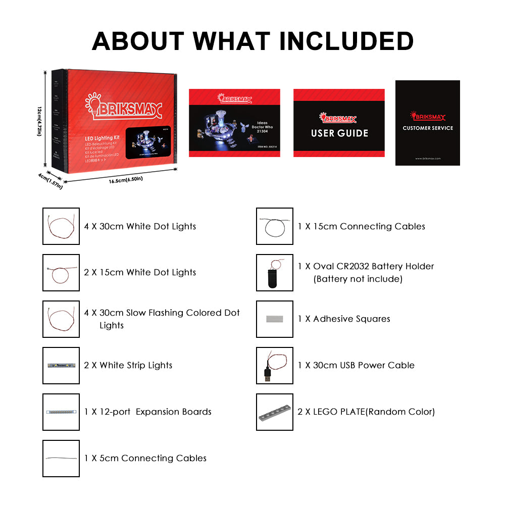 Briksmax Light Kit For Doctor Who 21304