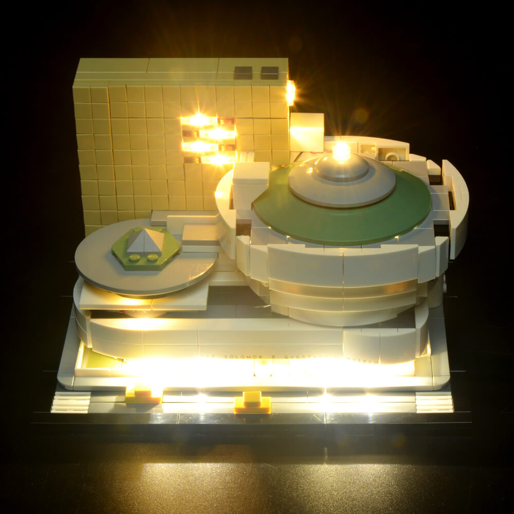 Lego Light Kit For Solomon R. Guggenheim Museum 21035 BriksMax