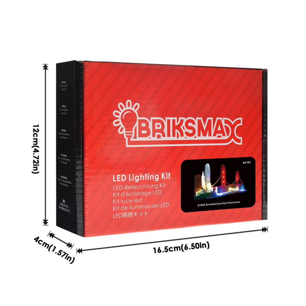 Lego Light Kit For San Francisco 21043 BriksMax