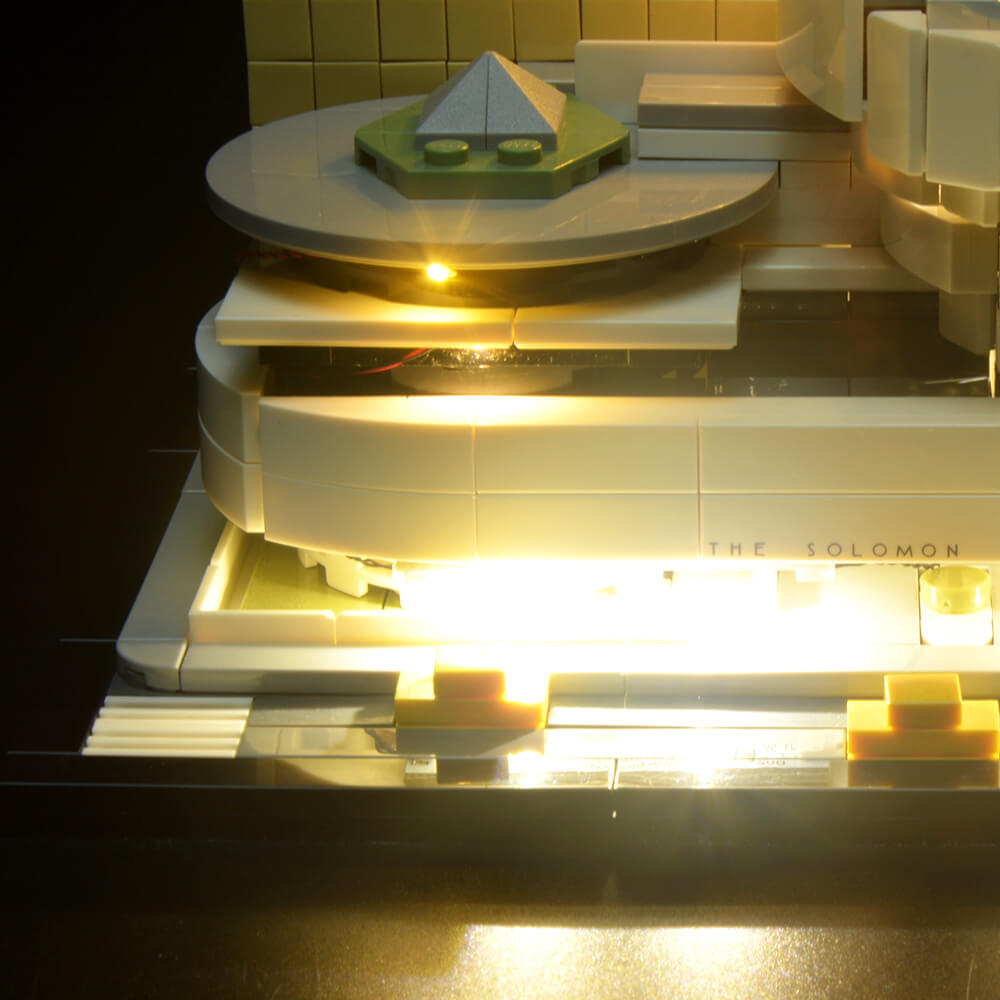 Lego Light Kit For Solomon R. Guggenheim Museum 21035 BriksMax