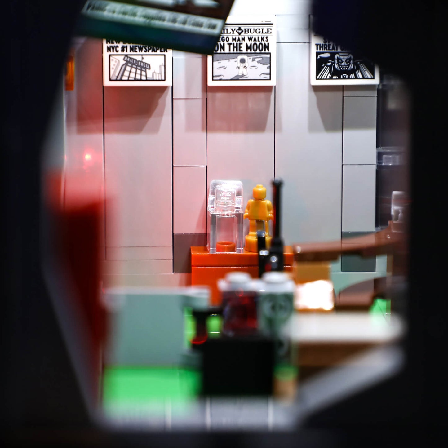 lego daily bugle 76178 with lights
