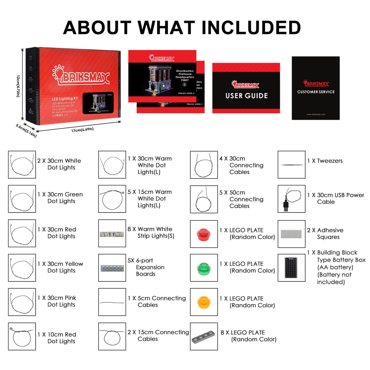 Briksmax light kit for lego ghostbusters headquarters
