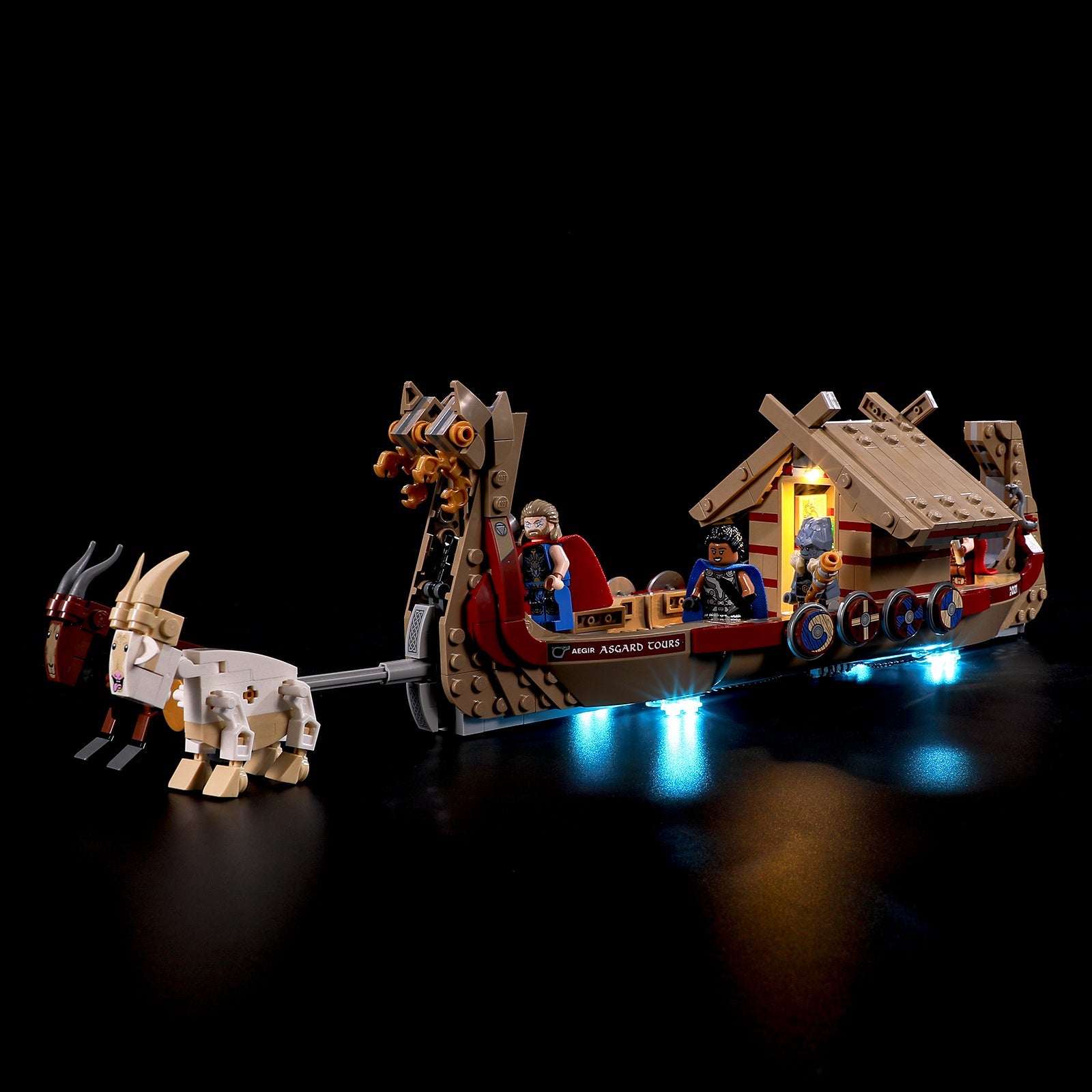 Light Kit For The Goat Boat 76208 Best Mavel MOC Idea Briksmax