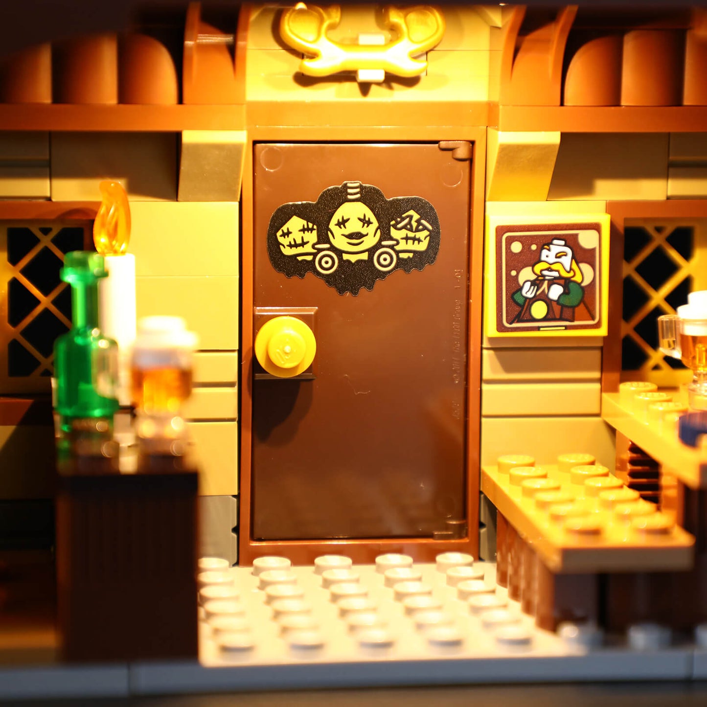 add ledl lights to lego hogsmeade village visit 76388