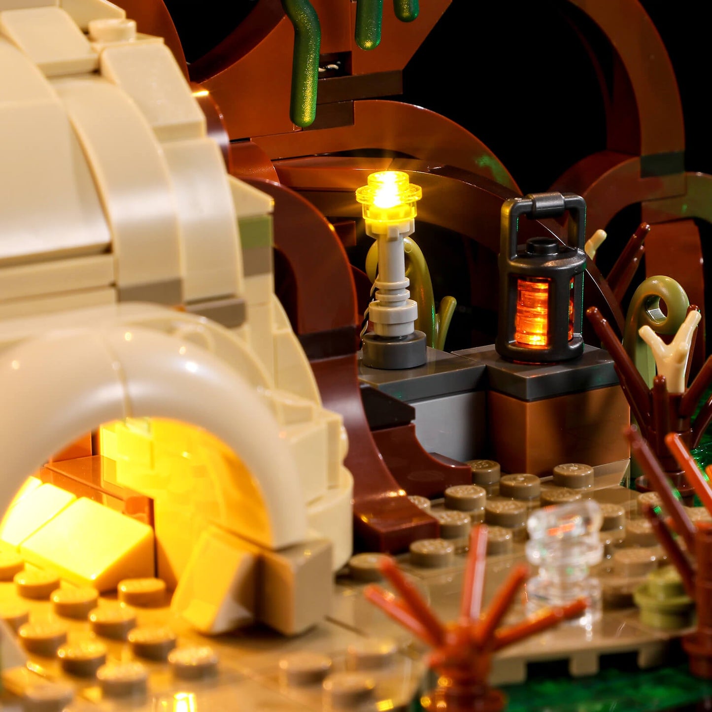 Dagobah Jedi Training Diorama 75330 lamp