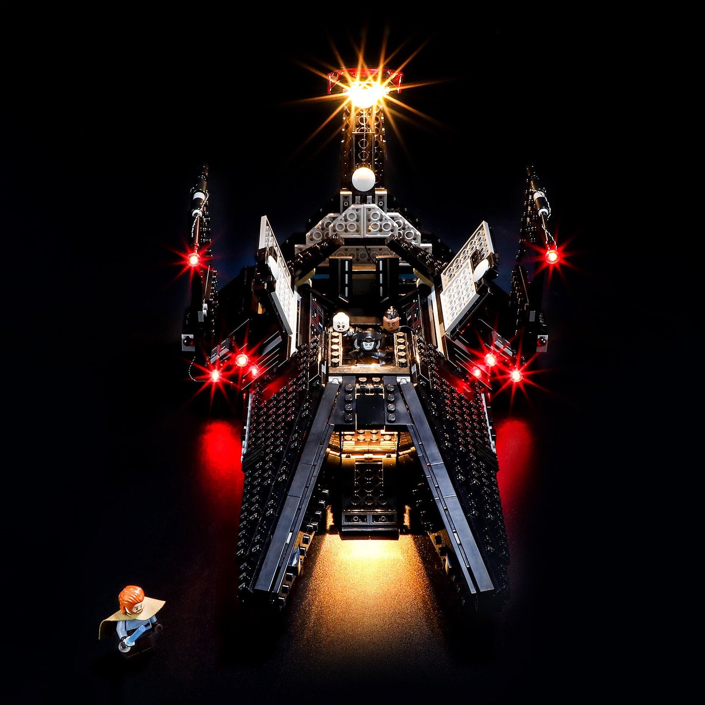 add led lights to Lego Inquisitor Transport Scythe 75336