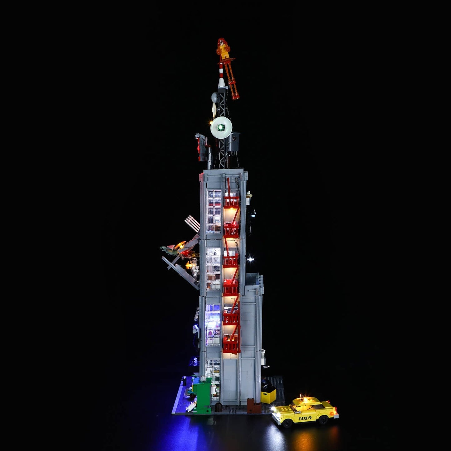light up daily bugle lego set