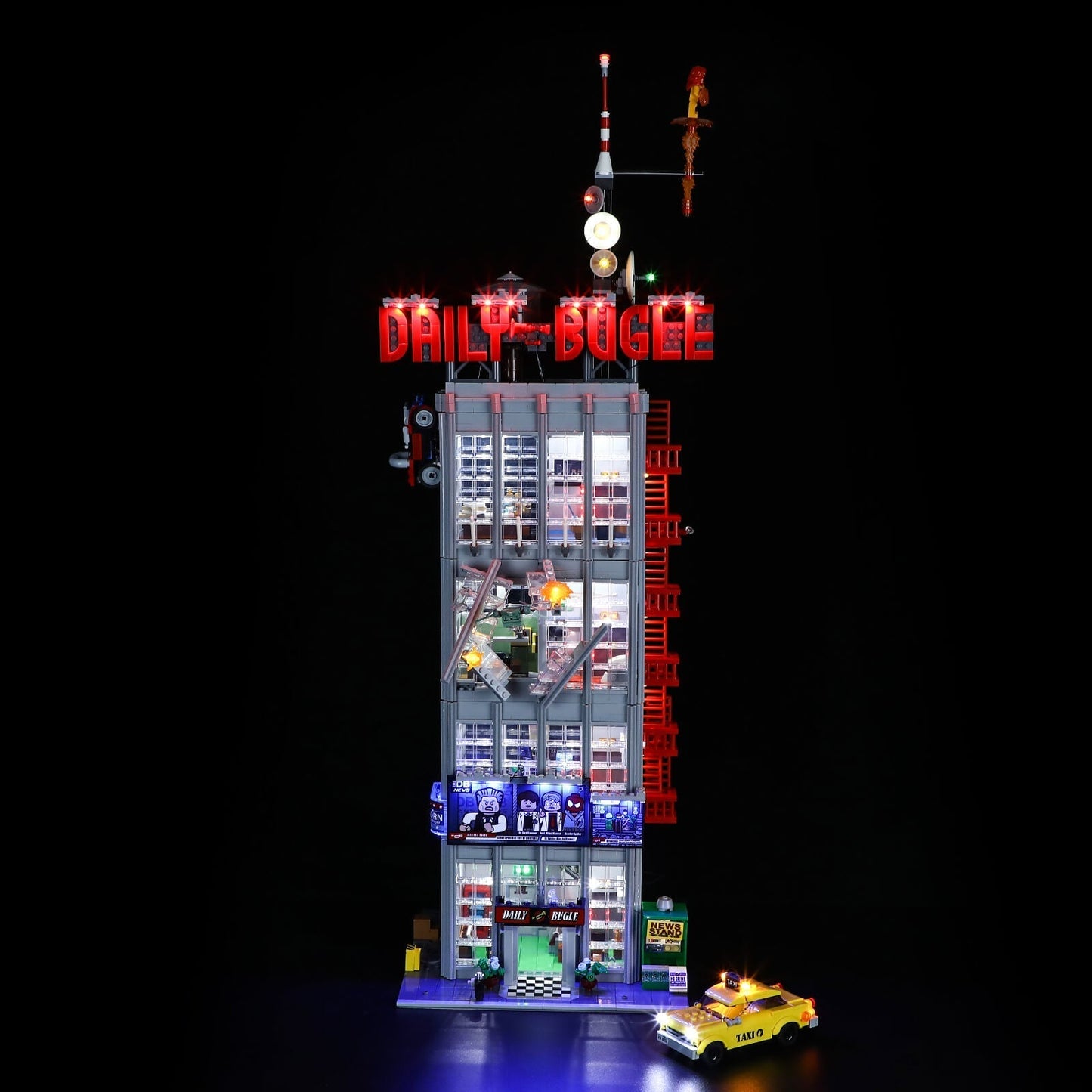 spider man daily bugle Lego lighting kit