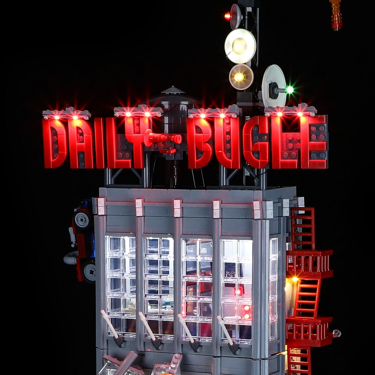 lego daily bugle 76178 moc