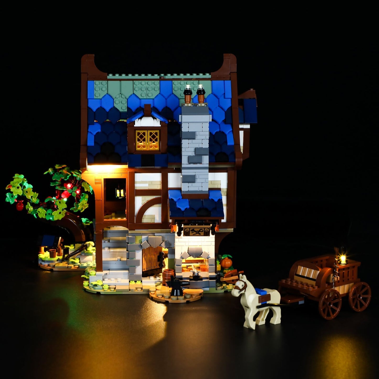 lego 21325 ideas medieval blacksmith with lights