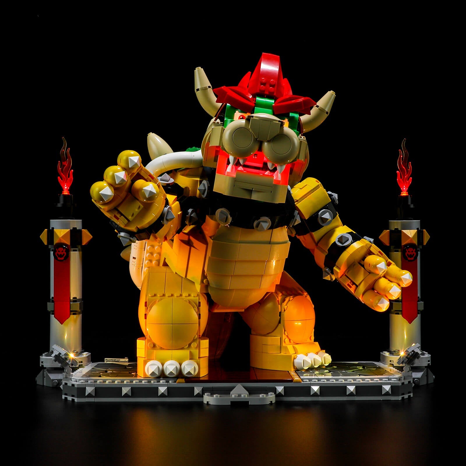 Light Kit For Lego Super Mario Mighty Bowser 71411 – Briksmax