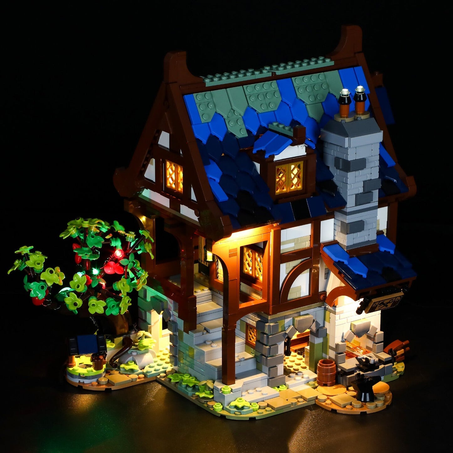 medieval blacksmith lego moc