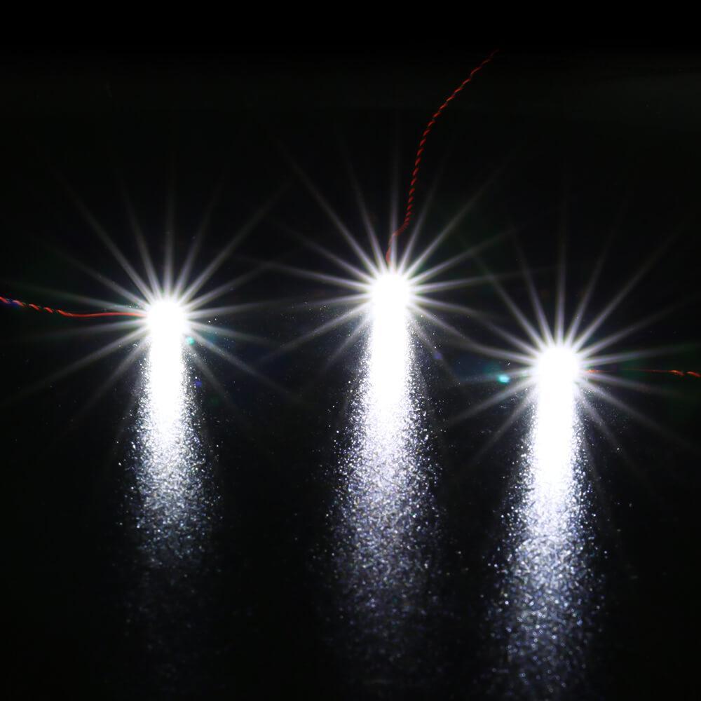 15cm White Dot Lights (Three Pack)