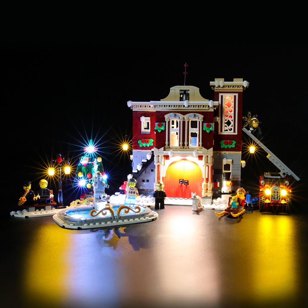 add lights to lego set 10263