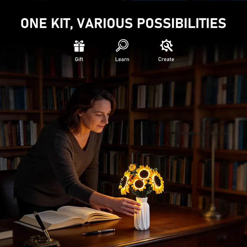 Light Kit for Sunflower Bouquet 11502 - Briksmax 2.0