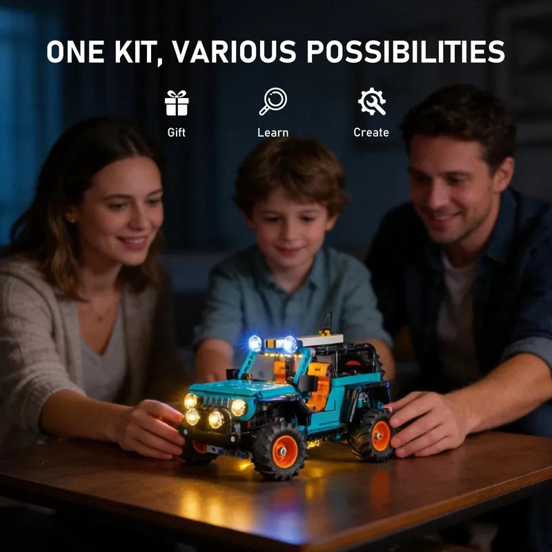 Light Kit for Jeep Wrangler Rubicon 42227 - Briksamx 2.0