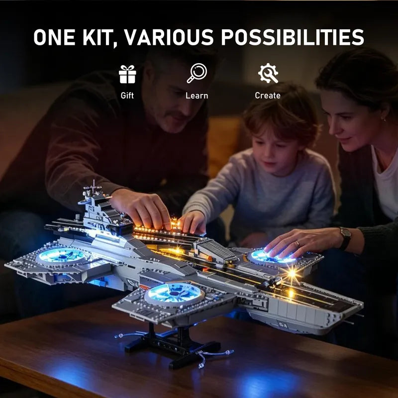 Light kit for S.H.I.E.L.D. Helicarrier 76354