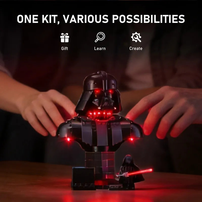Light Kit for Darth Vader Bust 75439-Briksmax 2.0