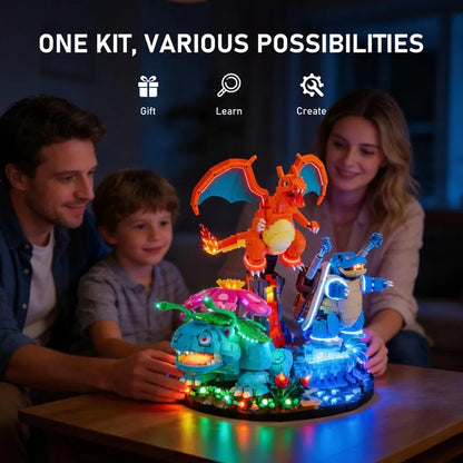 Light Kit for Venusaur, Charizard and Blastoise 72153 - Briksmax 2.0