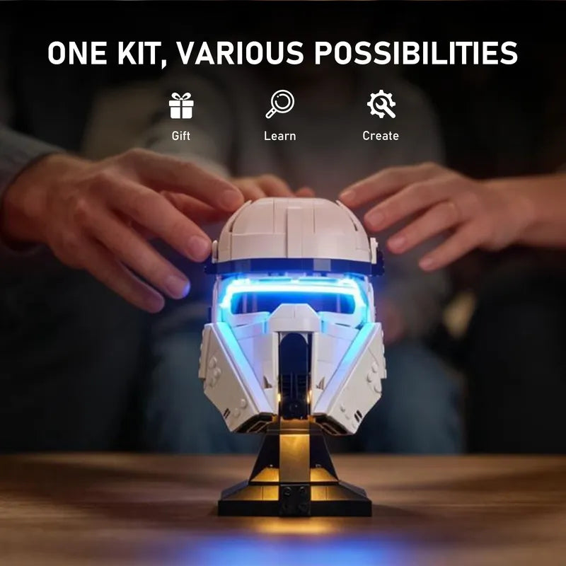 Light kit for Imperial Remnant AT-RT Driver Helmet 75458
