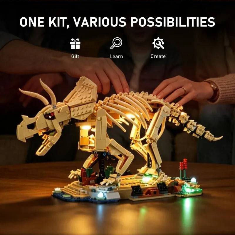 Light kit for Dinosaur Fossils: Triceratops 77985
