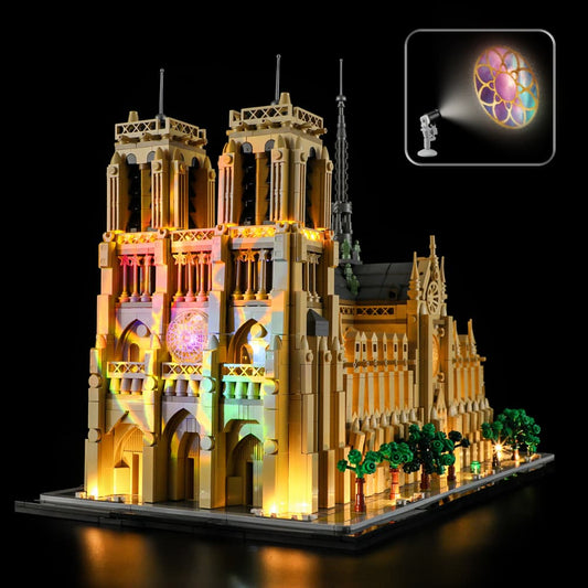 Briksmax 2.0 Light Kit For Notre-Dame de Paris 21061 (Projector Light)