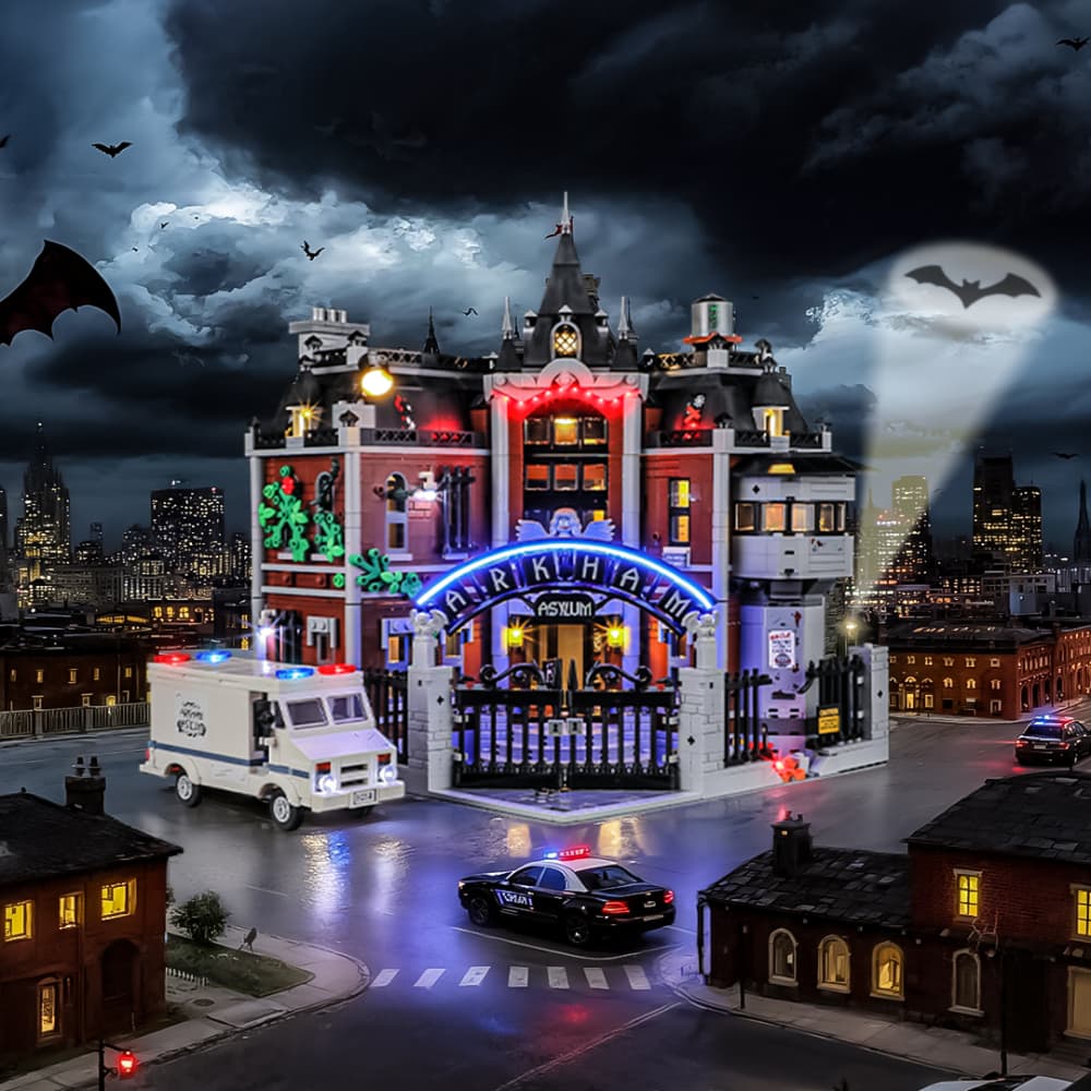 Light Kit For Arkham Asylum  #76300- Briksmax 2.0