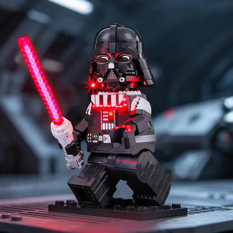 Light kit for Up-Scaled Darth Vader Minifigure 75461