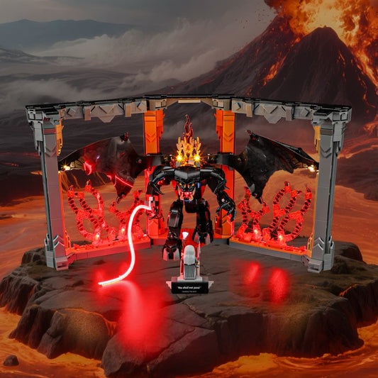 Light Kit For The Lord of the Rings: Balrog Book Nook #10367 - Briksmax