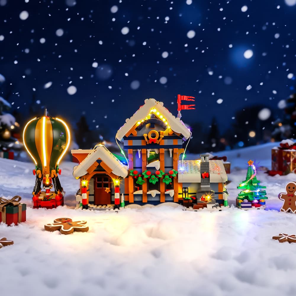 Light Kit for Santa's Post Office 10339（Breathing Lights）- Briksmax 2.0