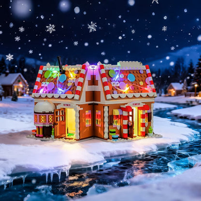 Light Kit For Festive Gingerbread House #40809- Briksmax 2.0