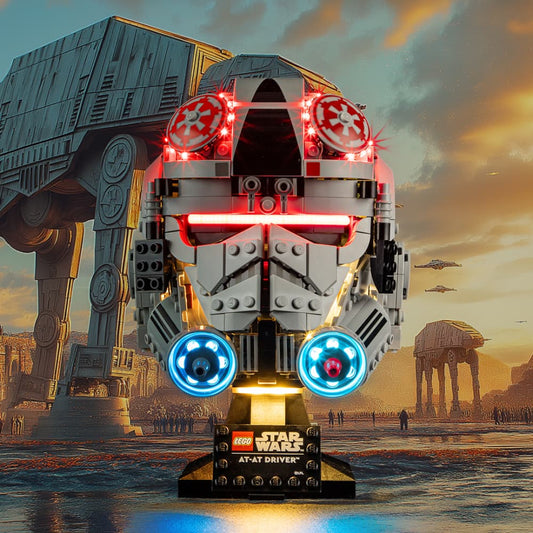Light Kit For AT-AT Driver Helmet #75429 -Briksmax 2.0