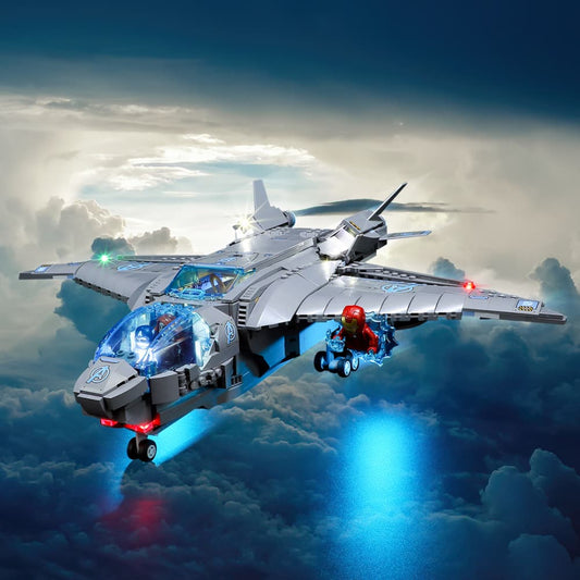 Briksmax Light Kit For The Avengers Quinjet 76248