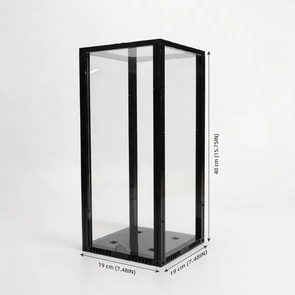 Front-Opening Display Case for LEGO® Models – 19 × 19 × 40 cm