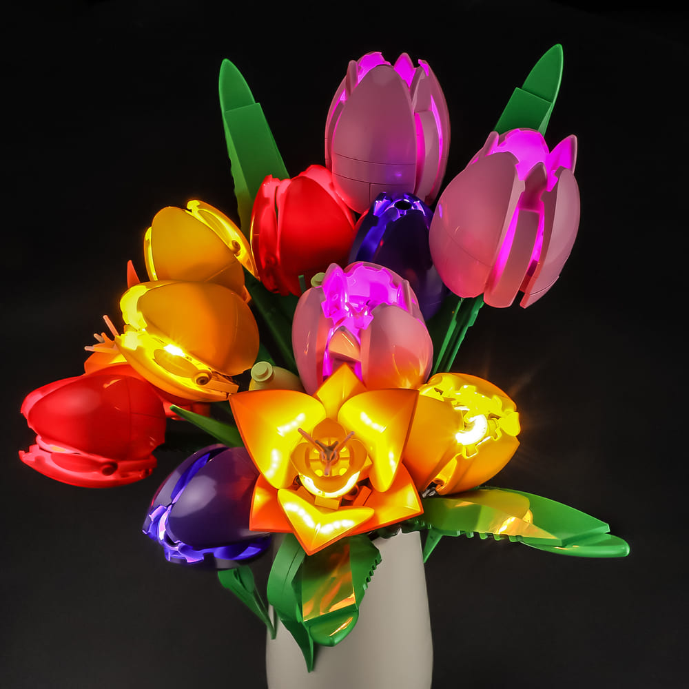 Light Kit for Tulip Bouquet 11501- Briksmax 2.0