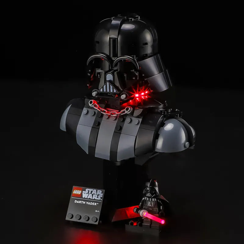 Light Kit for Darth Vader Bust 75439-Briksmax 2.0