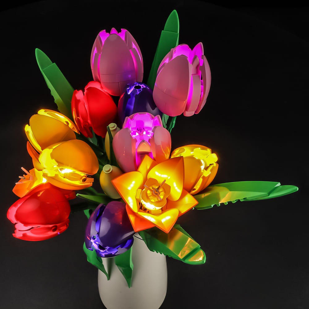 Light Kit for Tulip Bouquet 11501- Briksmax 2.0