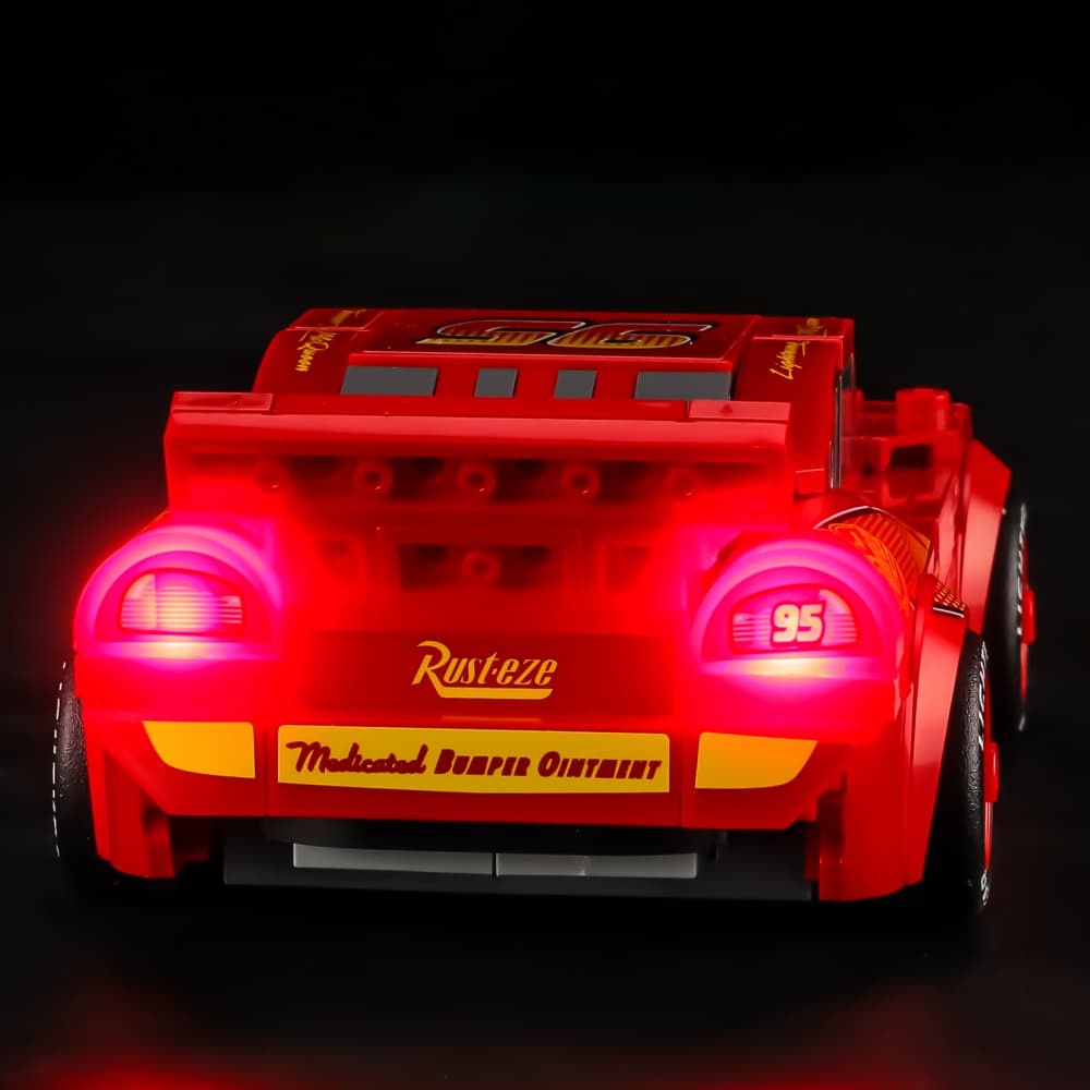 Beleuchtungsset für Lightning McQueen 77255 – Briksmax 2.0