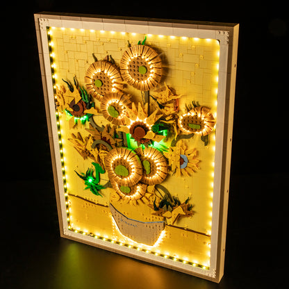 Remote Light Kit For Vincent van Gogh – Sunflowers #31215 - Briksmax 2.0