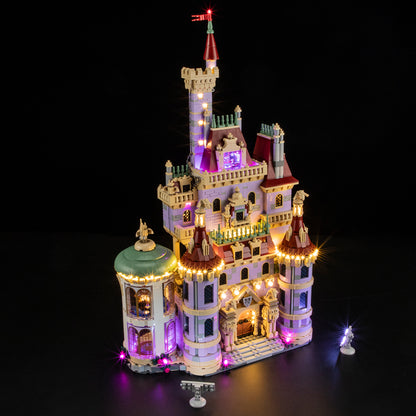 Briksmax 2.0 Lichtset für Schloss „Die Schöne und das Biest“ #43263