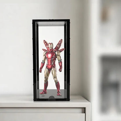 Front-Opening Display Case for LEGO® Models – 19 × 19 × 40 cm