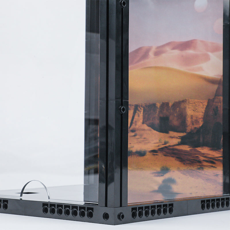 Briksmax-Vitrine für LEGO-Helme (Produktgewicht: 1,090 kg)