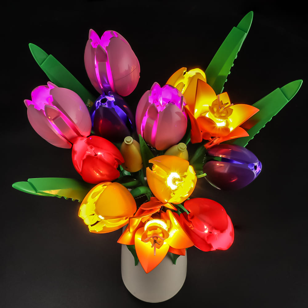 Light Kit for Tulip Bouquet 11501- Briksmax 2.0