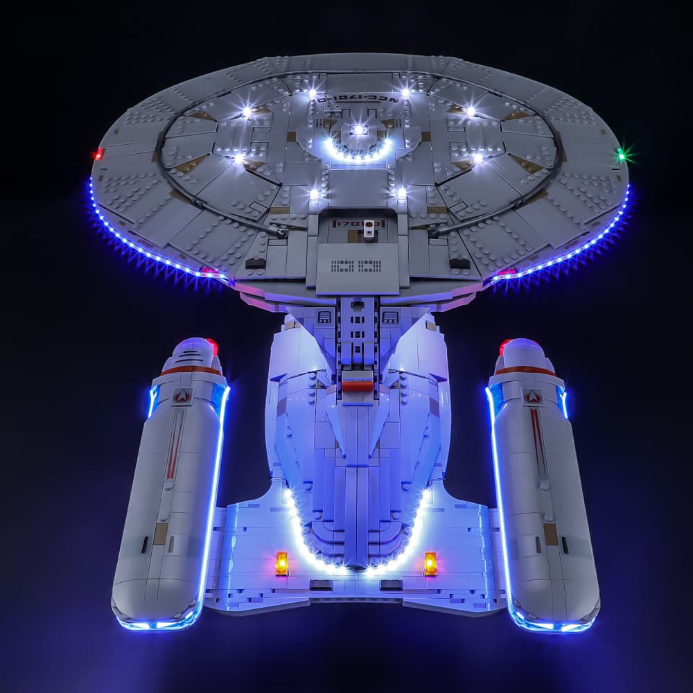 Light Kit for Star Trek: U.S.S. Enterprise NCC-1701-D 10356（Premium Version）- Briksmax 2.0