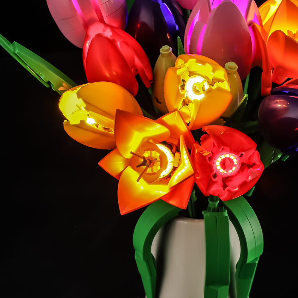 Light Kit for Tulip Bouquet 11501- Briksmax 2.0