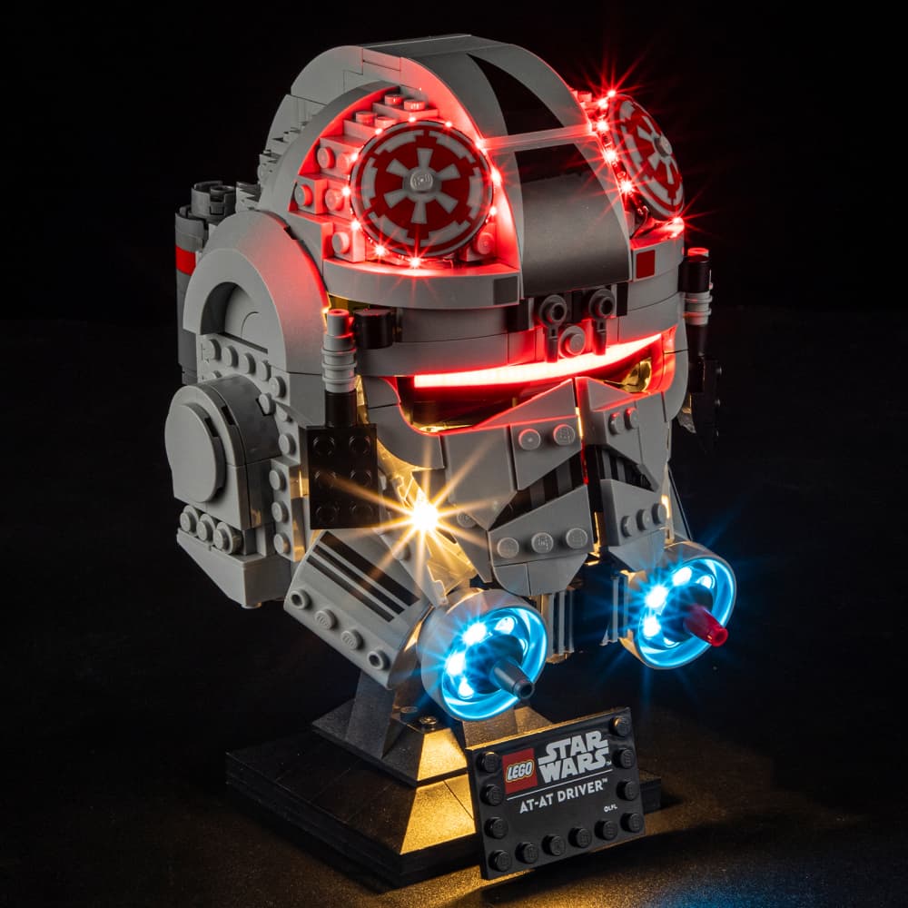 Light Kit For AT-AT Driver Helmet #75429 -Briksmax 2.0