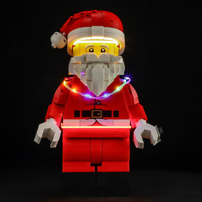 Light Kit For Up-Scaled Santa Minifigure #40820- Briksmax 2.0