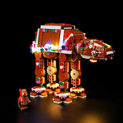 Color-Changing Light Kit for Gingerbread AT-AT Walker 40806 - Briksmax 2.0【Not Final Price｜Coming Soon】