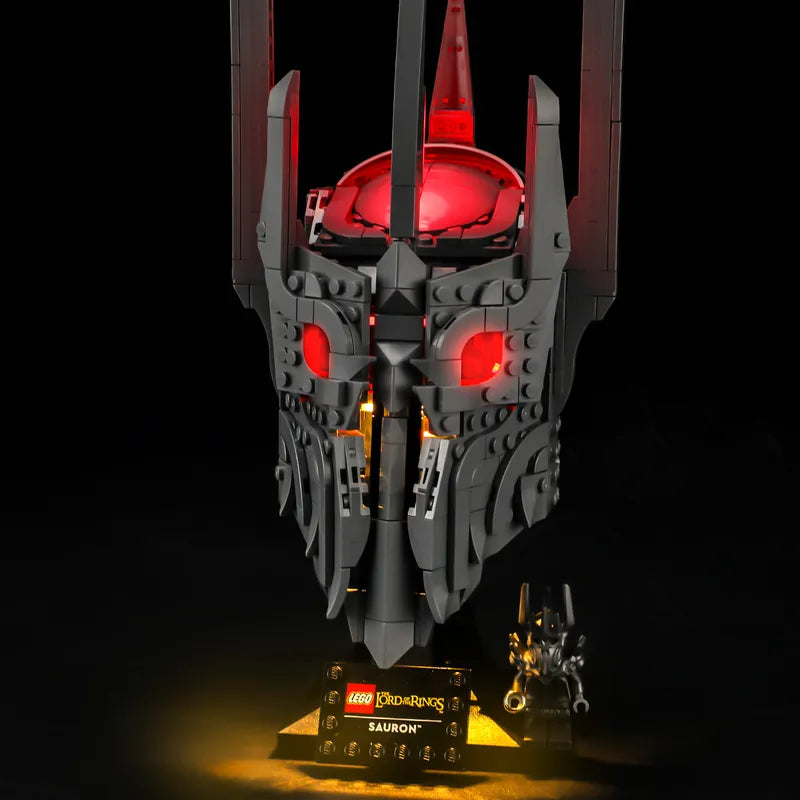 Light Kit for The Lord of the Rings: Sauron's Helmet 11373 - Briksmax 2.0